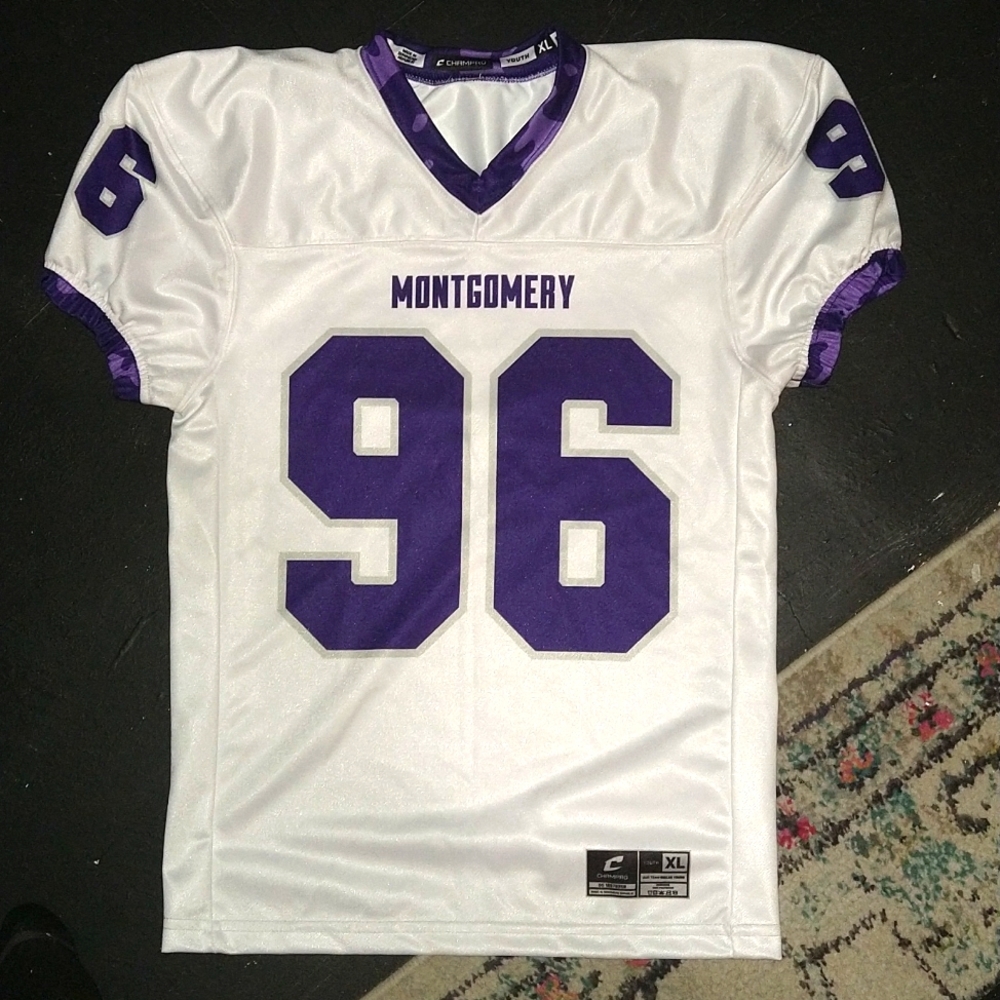 Montgomery high School football jersey.